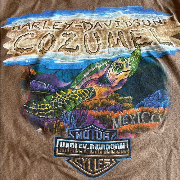 Harley-Davidson Other - Harley-Davidson Cozumel Sea Turtle Tee XXL